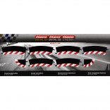 CONJUNTO CHICANE INTERNA PARA CURVA 3/30 GRAUS AUTORAMA CARRERA DIGITAL 1/24 E 1/32 E EVOLUTION CAR20020592 20020592